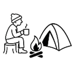 camping icon camping icon