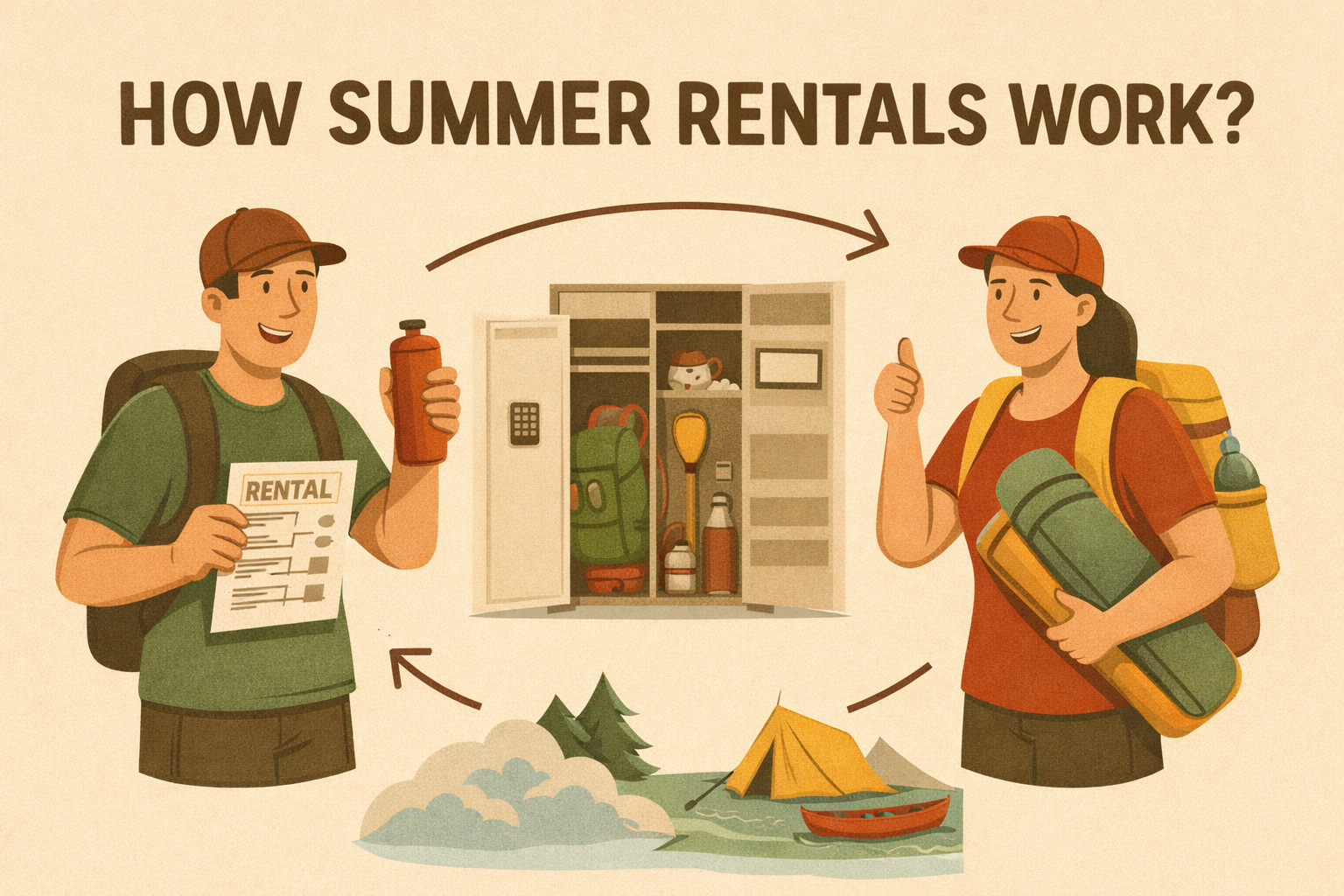 blog post image for how summer rentals work